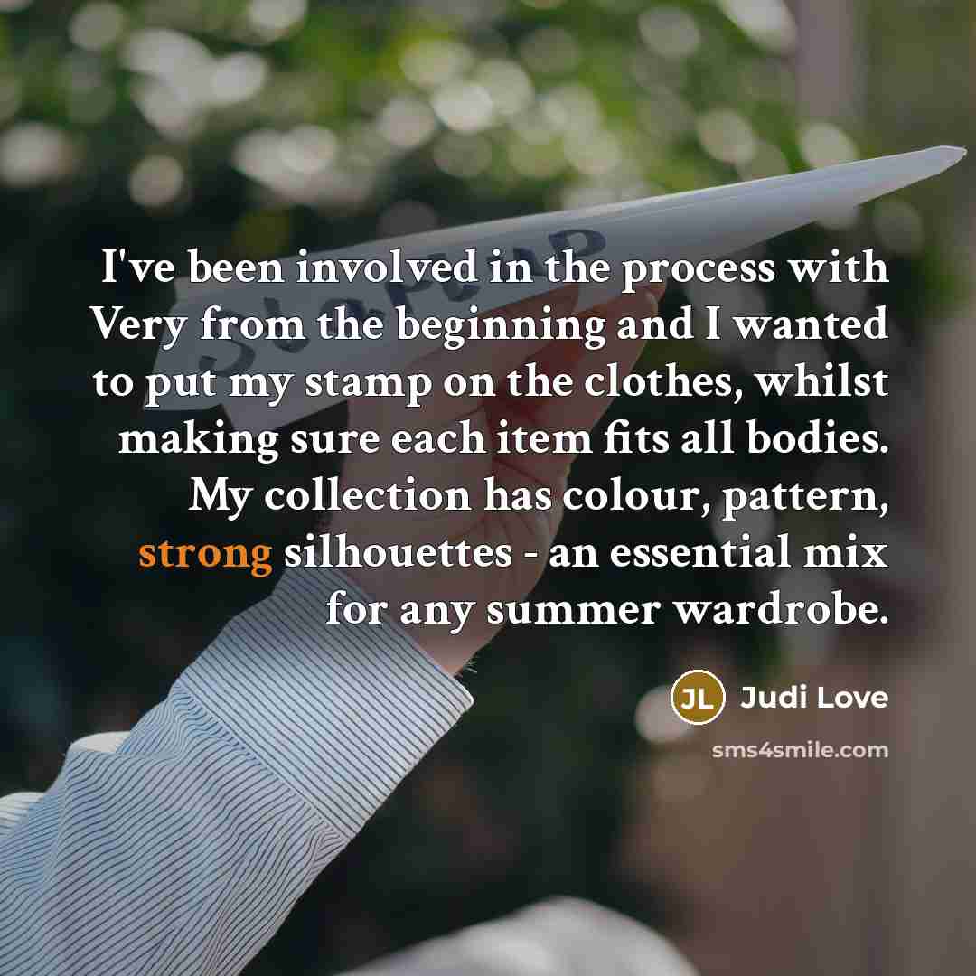 “I've been involved in the process with Very from the beginning and I wanted to put my stamp on the clothes, whilst making sure each item fits all bodies. My collection has colour, pattern, strong silhouettes - an essential mix for any summer wardrobe.” quote by Judi Love
