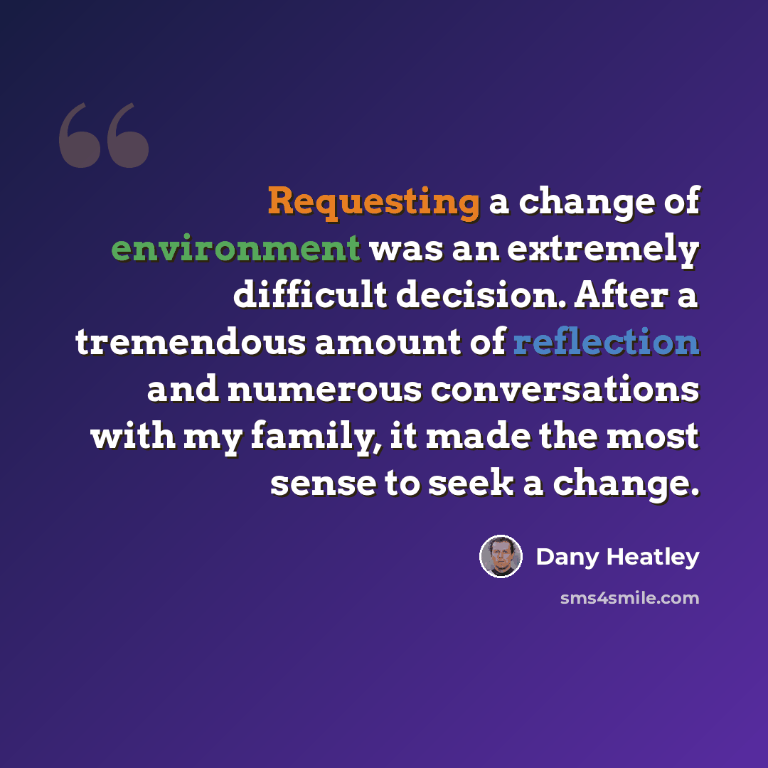 “Requesting a change of environment was an extremely difficult decision. After a tremendous amount of reflection and numerous conversations with my family, it made the most sense to seek a change.” quote by Dany Heatley