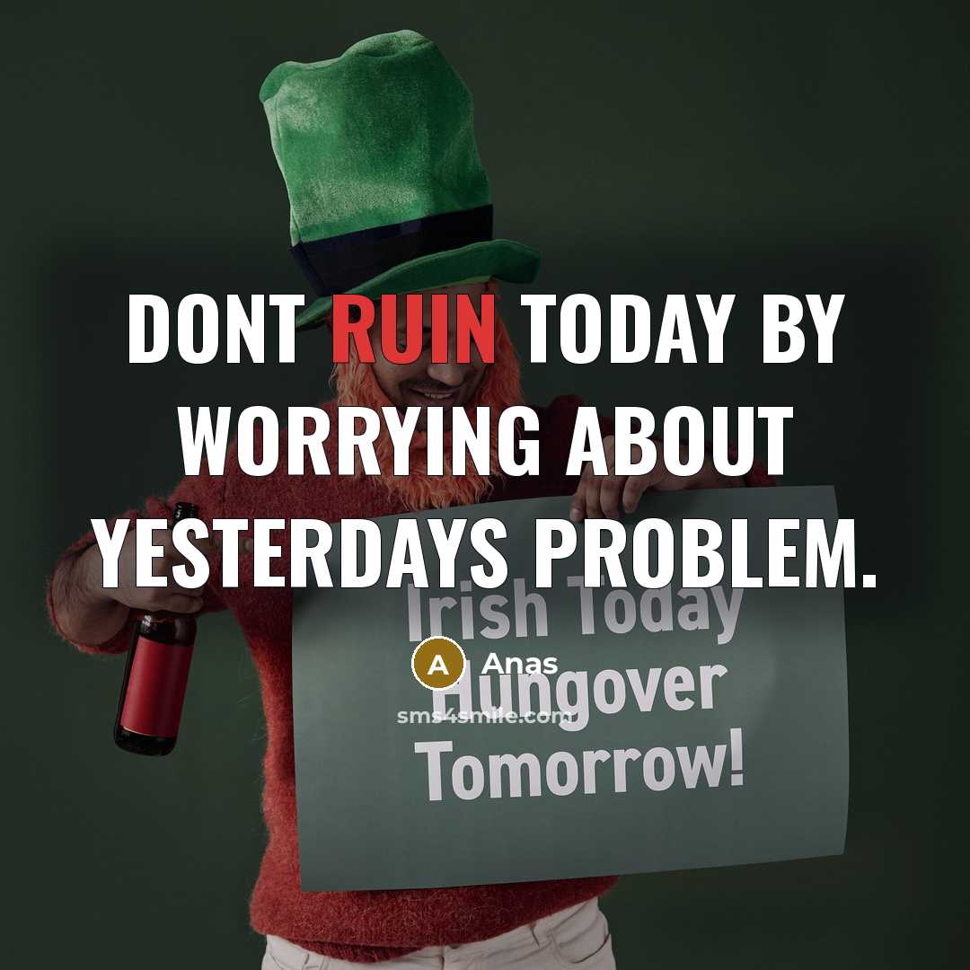 “Dont ruin today by worrying about yesterdays problem.” quote by Anas