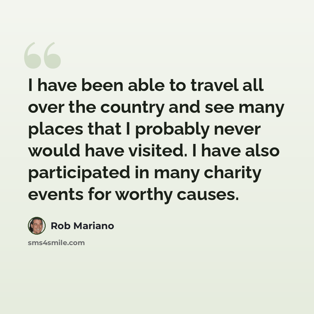 “I have been able to travel all over the country and see many places that I probably never would have visited. I have also participated in many charity events for worthy causes.” quote by Rob Mariano