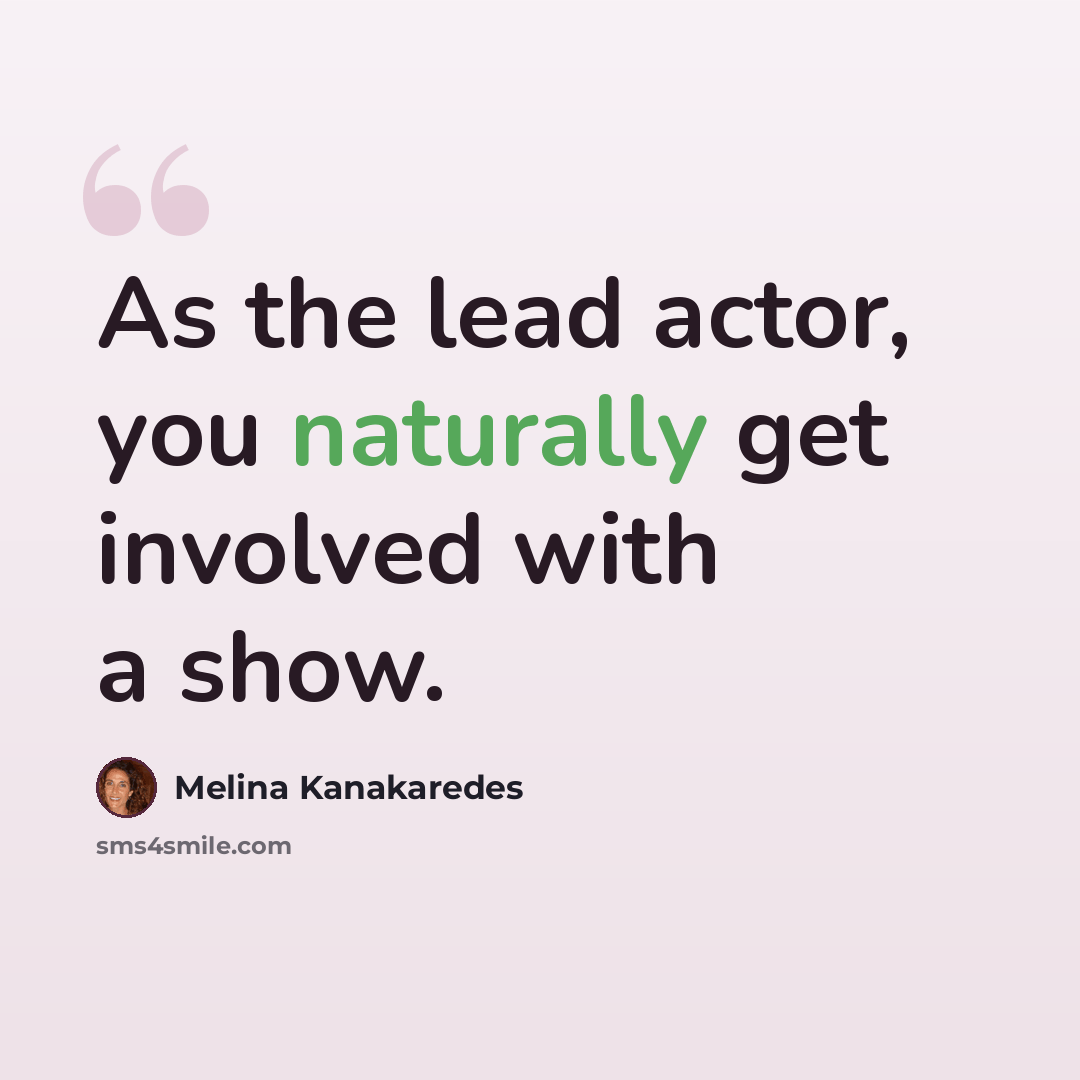 “As the lead actor, you naturally get involved with a show.” quote by Melina Kanakaredes