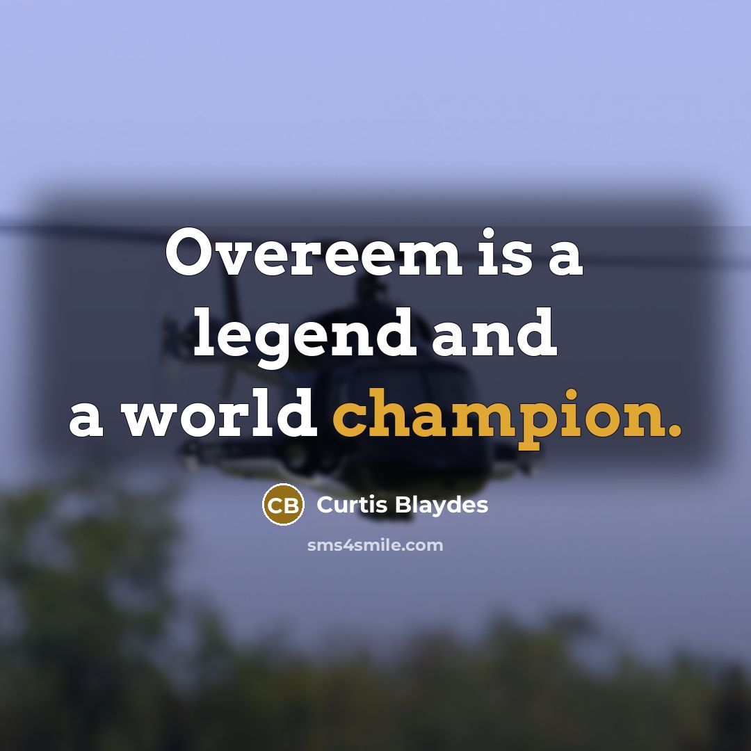 “Overeem is a legend and a world champion.” quote by Curtis Blaydes