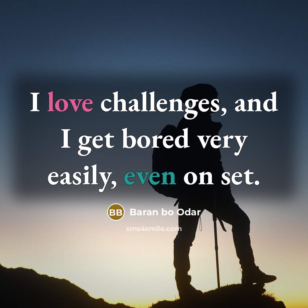 “I love challenges, and I get bored very easily, even on set.” quote by Baran bo Odar