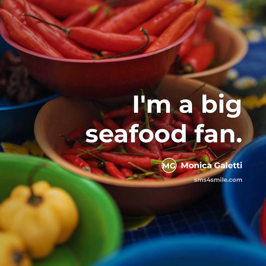“I'm a big seafood fan.” quote by Monica Galetti