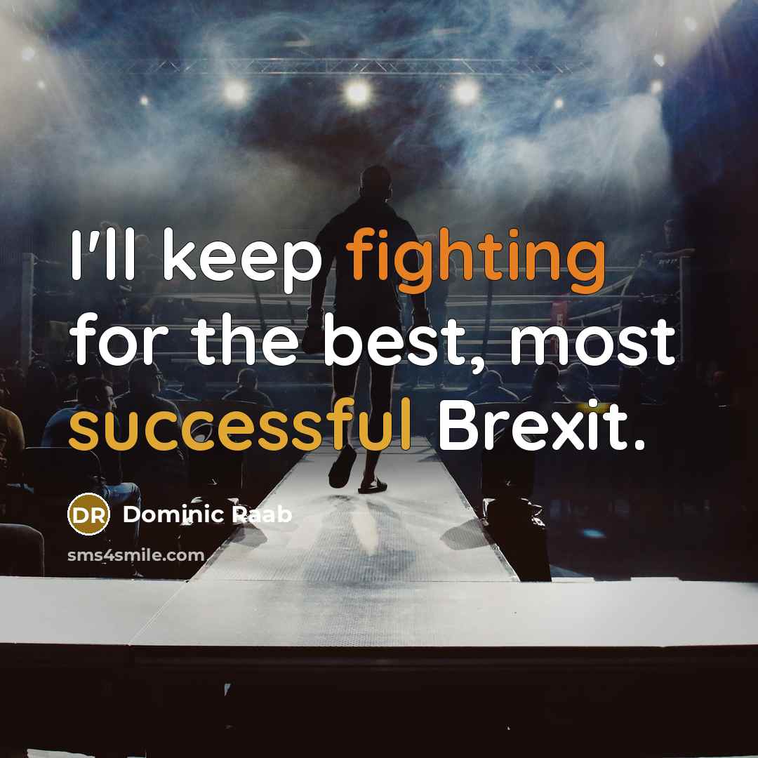 “I'll keep fighting for the best, most successful Brexit.” quote by Dominic Raab