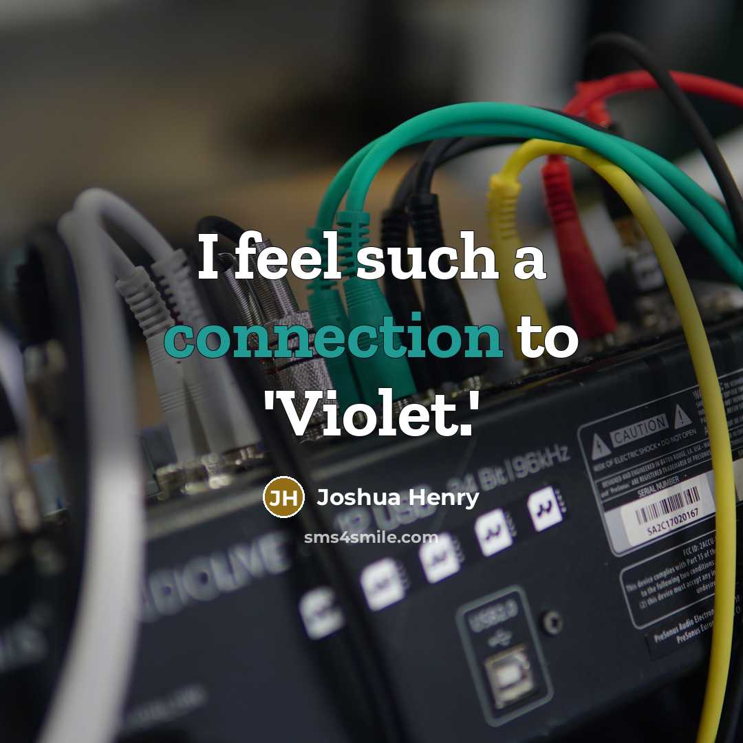 “I feel such a connection to 'Violet.'” quote by Joshua Henry