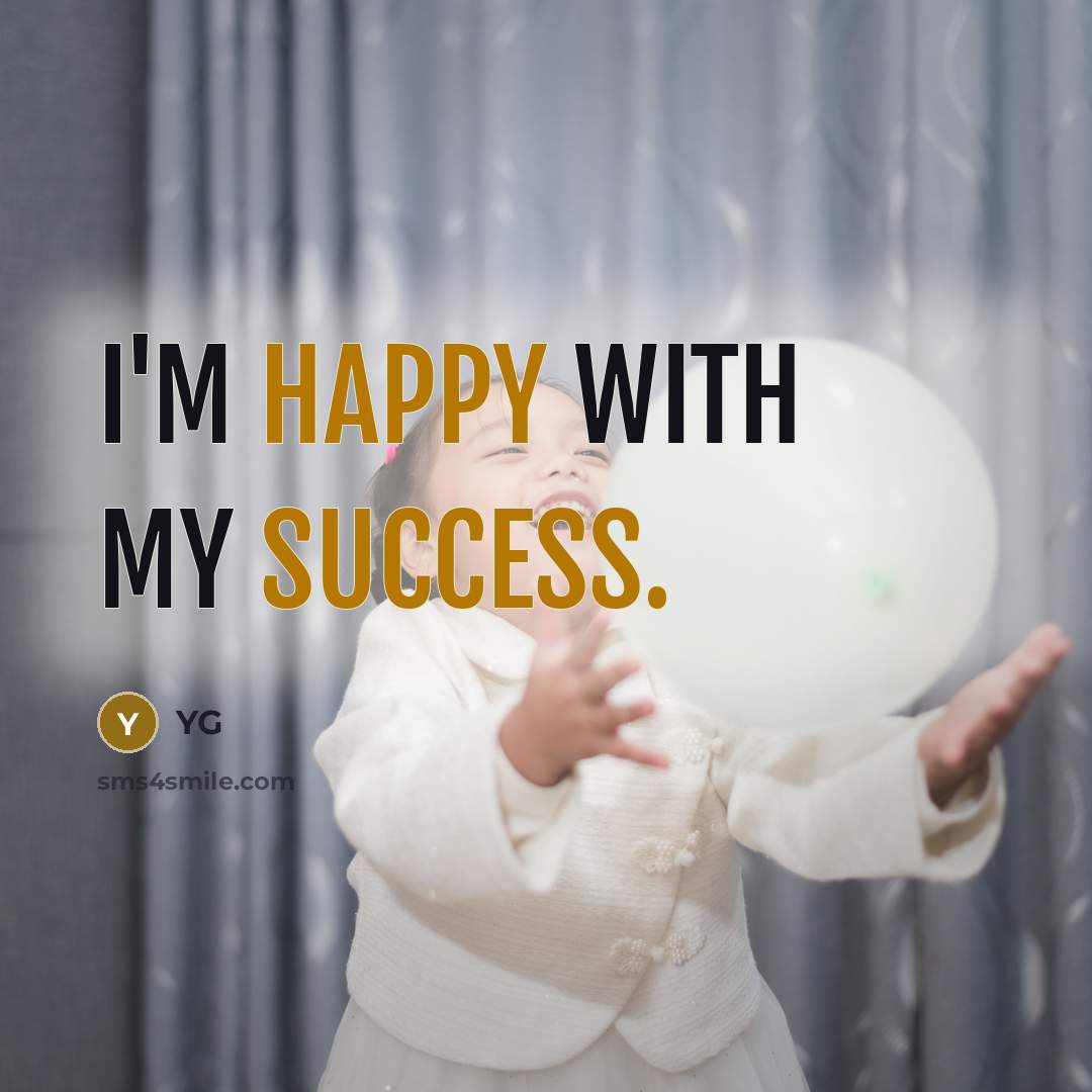 “I'm happy with my success.” quote by YG