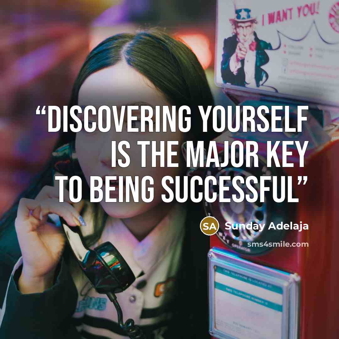 “Discovering yourself is the major key to being successful” quote by Sunday Adelaja