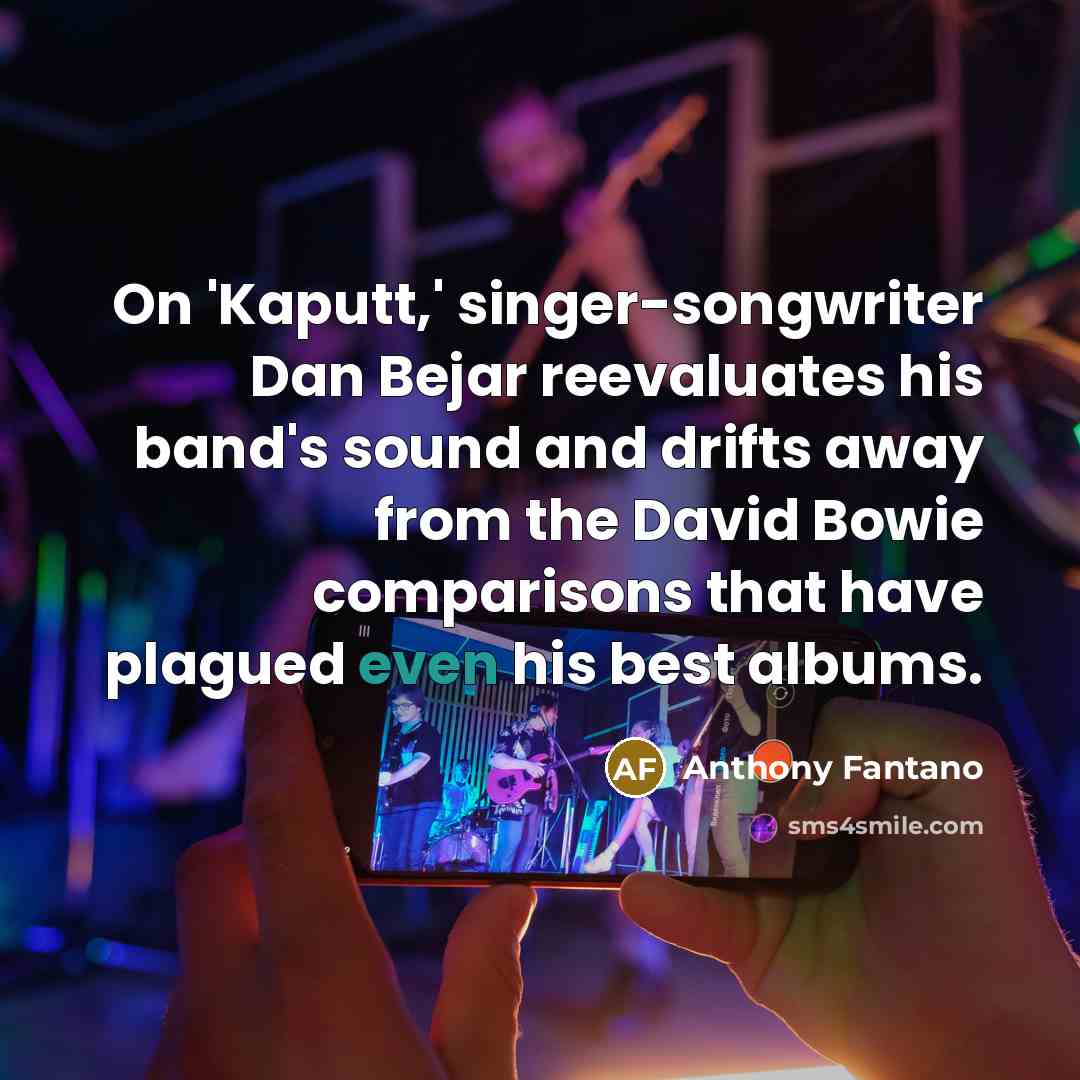 “On 'Kaputt,' singer-songwriter Dan Bejar reevaluates his band's sound and drifts away from the David Bowie comparisons that have plagued even his best albums.” quote by Anthony Fantano