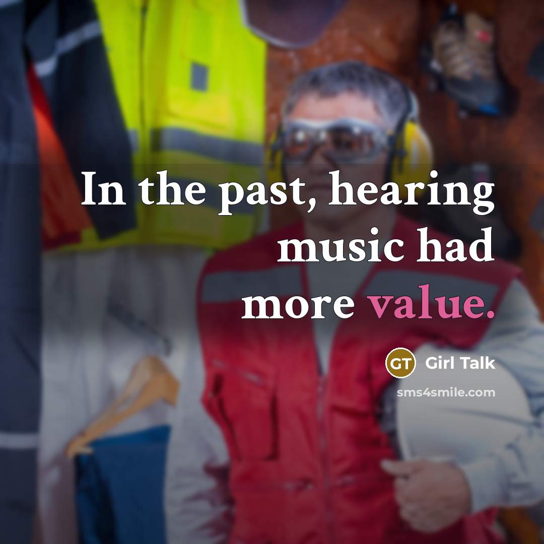 “In the past, hearing music had more value.” quote by Girl Talk