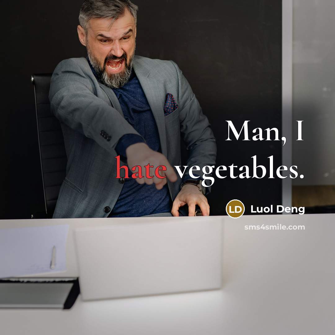 “Man, I hate vegetables.” quote by Luol Deng
