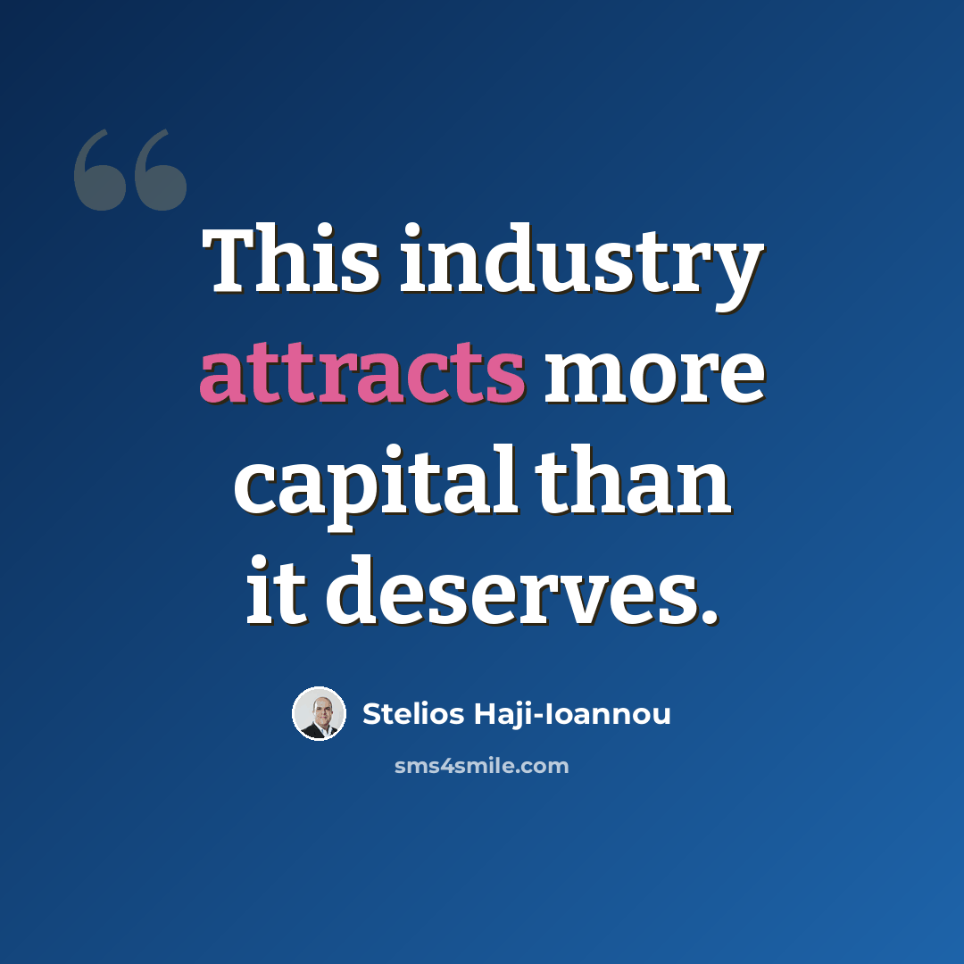 “This industry attracts more capital than it deserves.” quote by Stelios Haji-Ioannou