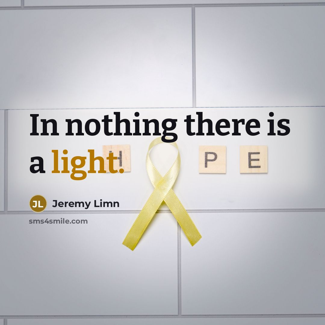 “In nothing there is a light.” quote by Jeremy Limn
