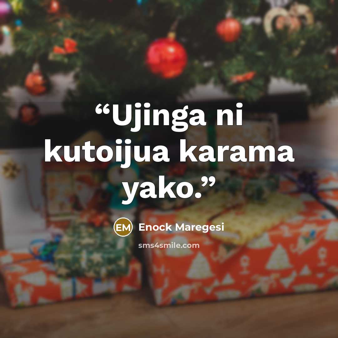 “Ujinga ni kutoijua karama yako.” quote by Enock Maregesi