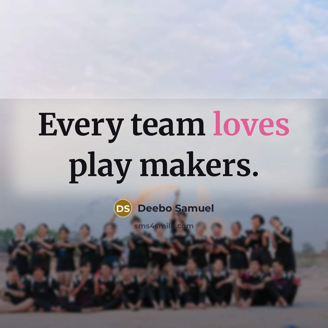 “Every team loves play makers.” quote by Deebo Samuel
