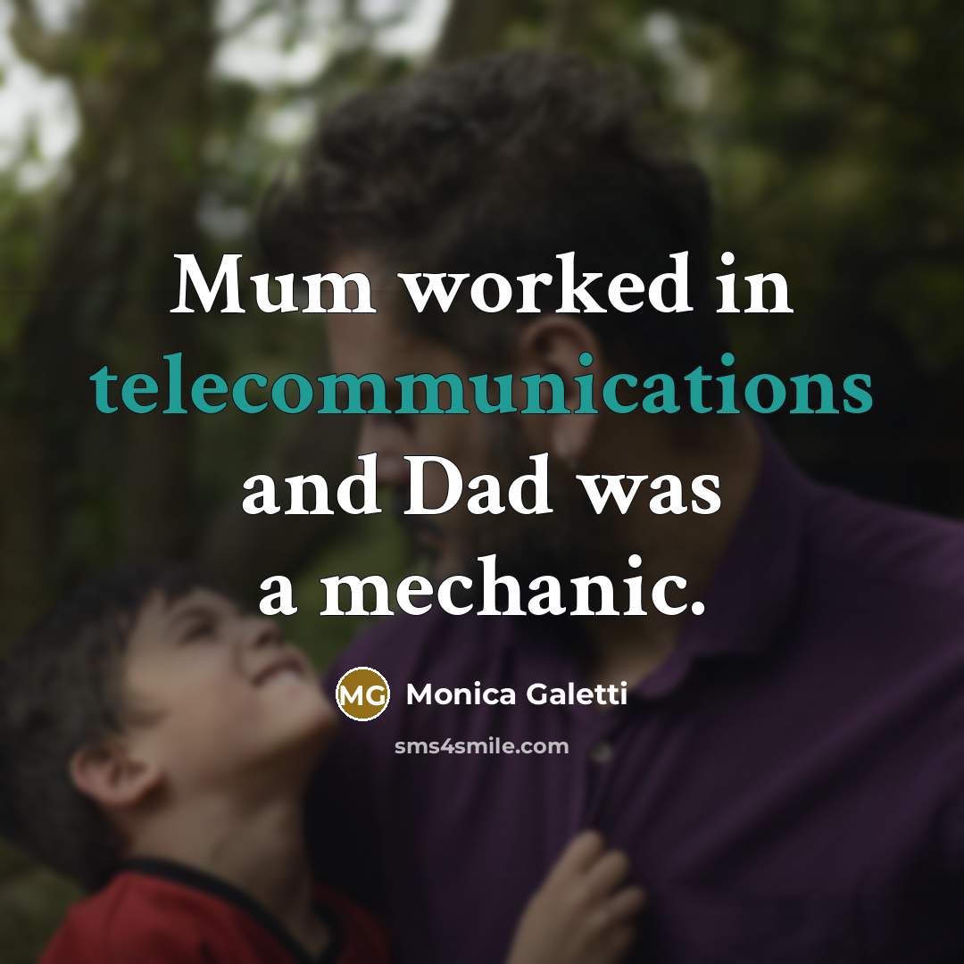 “Mum worked in telecommunications and Dad was a mechanic.” quote by Monica Galetti