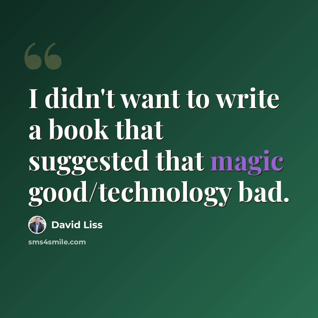 “I didn't want to write a book that suggested that magic good/technology bad.” quote by David Liss