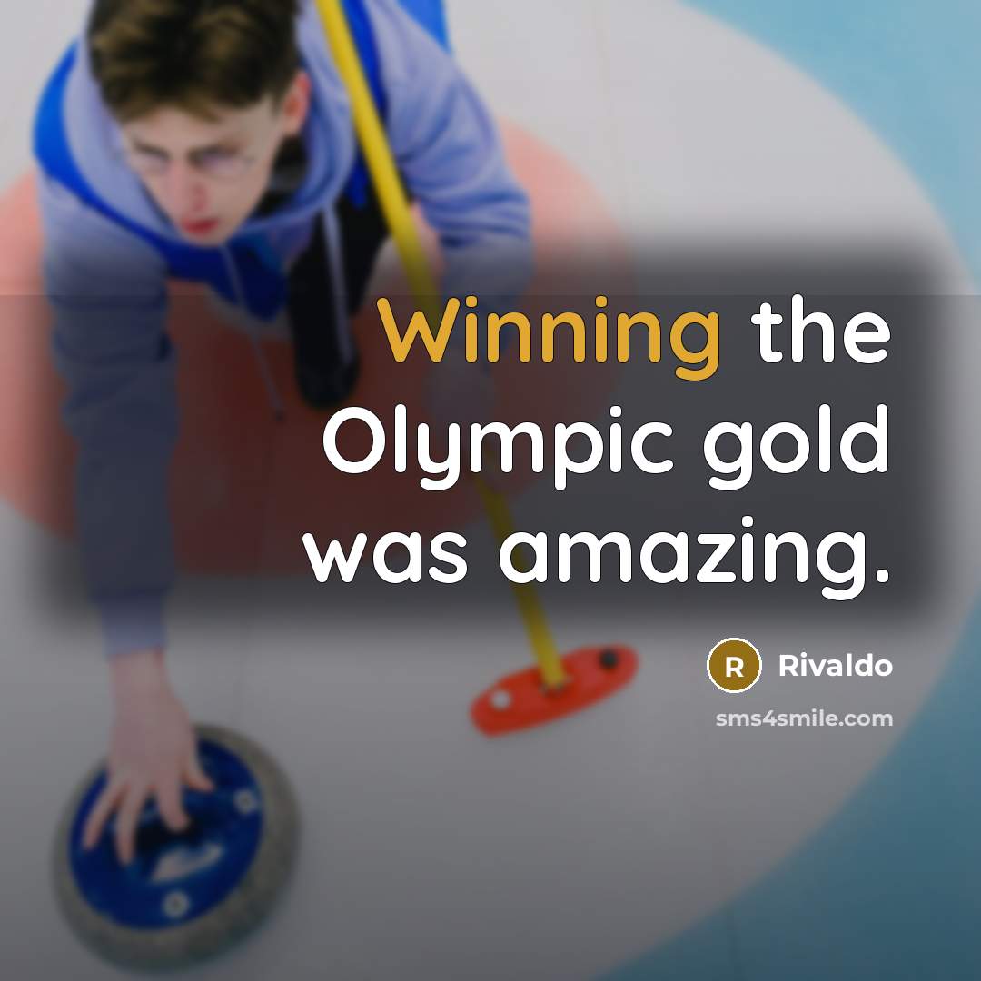 “Winning the Olympic gold was amazing.” quote by Rivaldo
