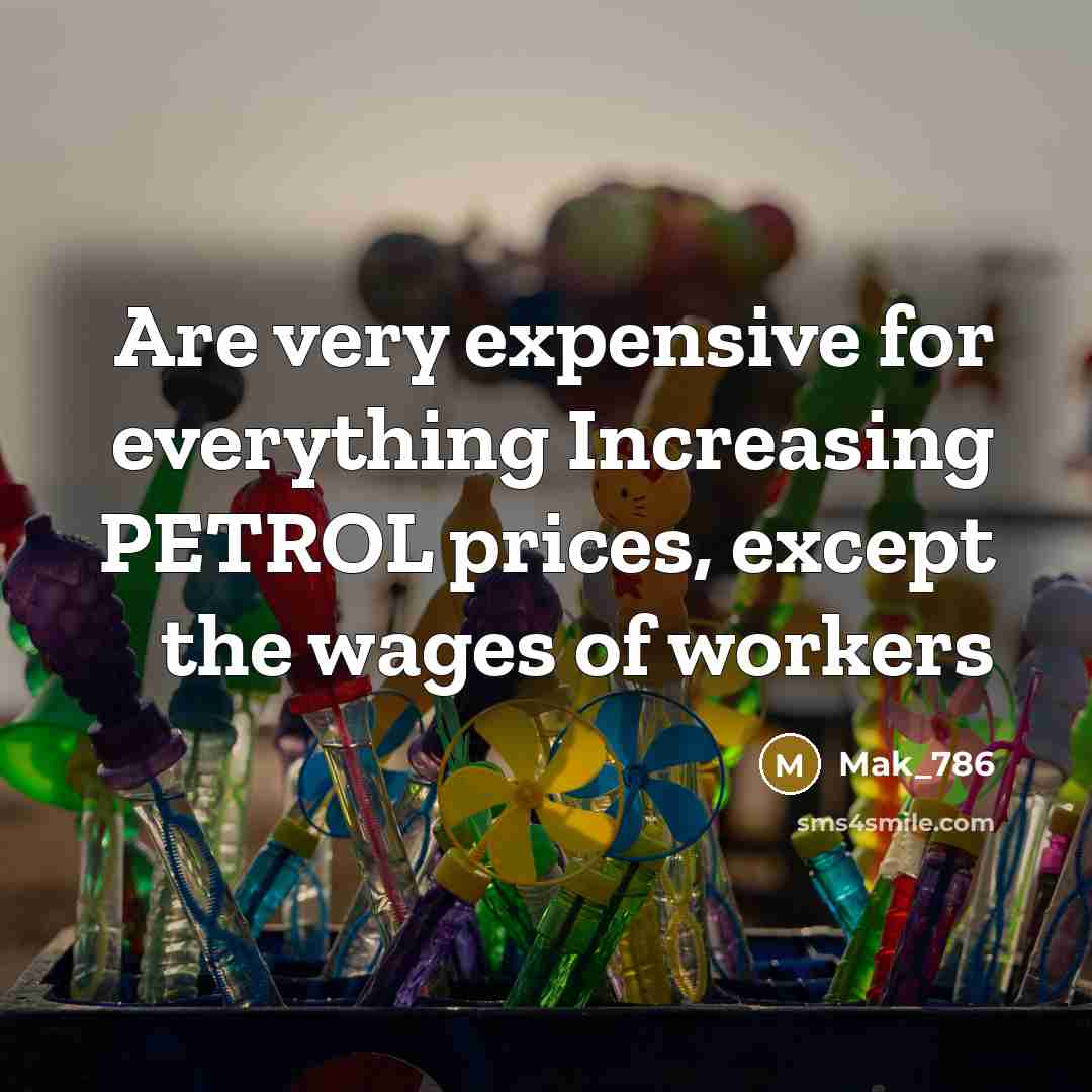 “Are very expensive for everything Increasing PETROL prices, except the wages of workers” quote by Mak_786