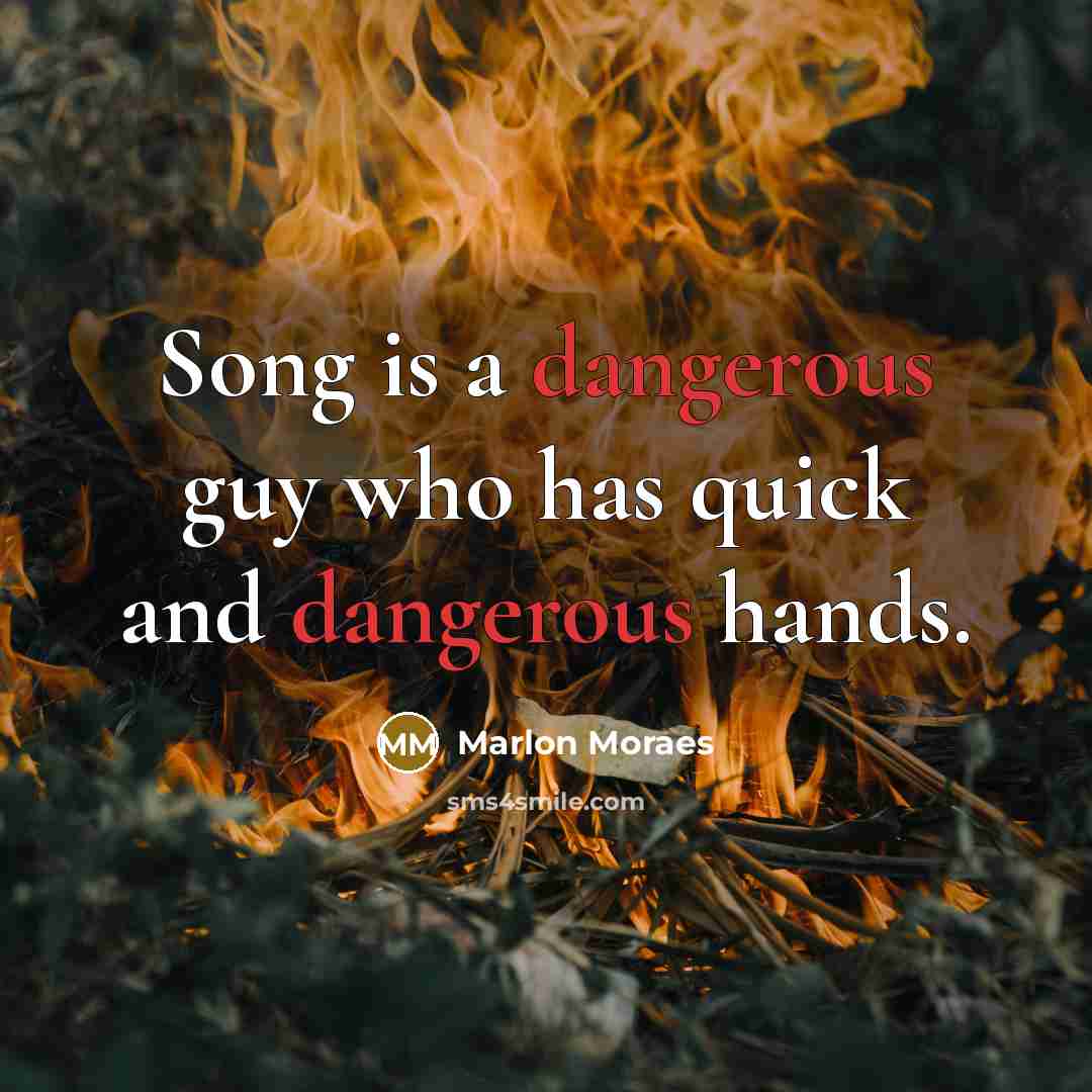 “Song is a dangerous guy who has quick and dangerous hands.” quote by Marlon Moraes
