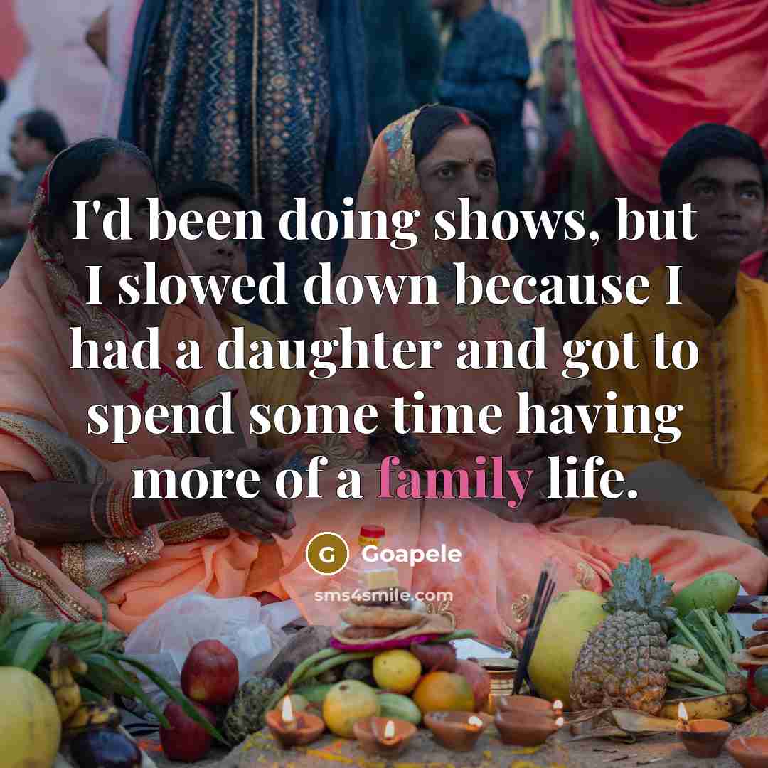 “I'd been doing shows, but I slowed down because I had a daughter and got to spend some time having more of a family life.” quote by Goapele