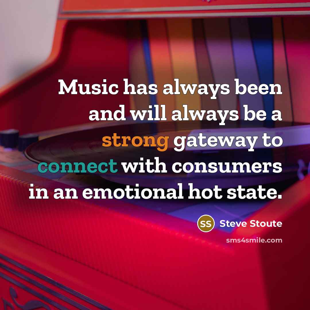 “Music has always been and will always be a strong gateway to connect with consumers in an emotional hot state.” quote by Steve Stoute