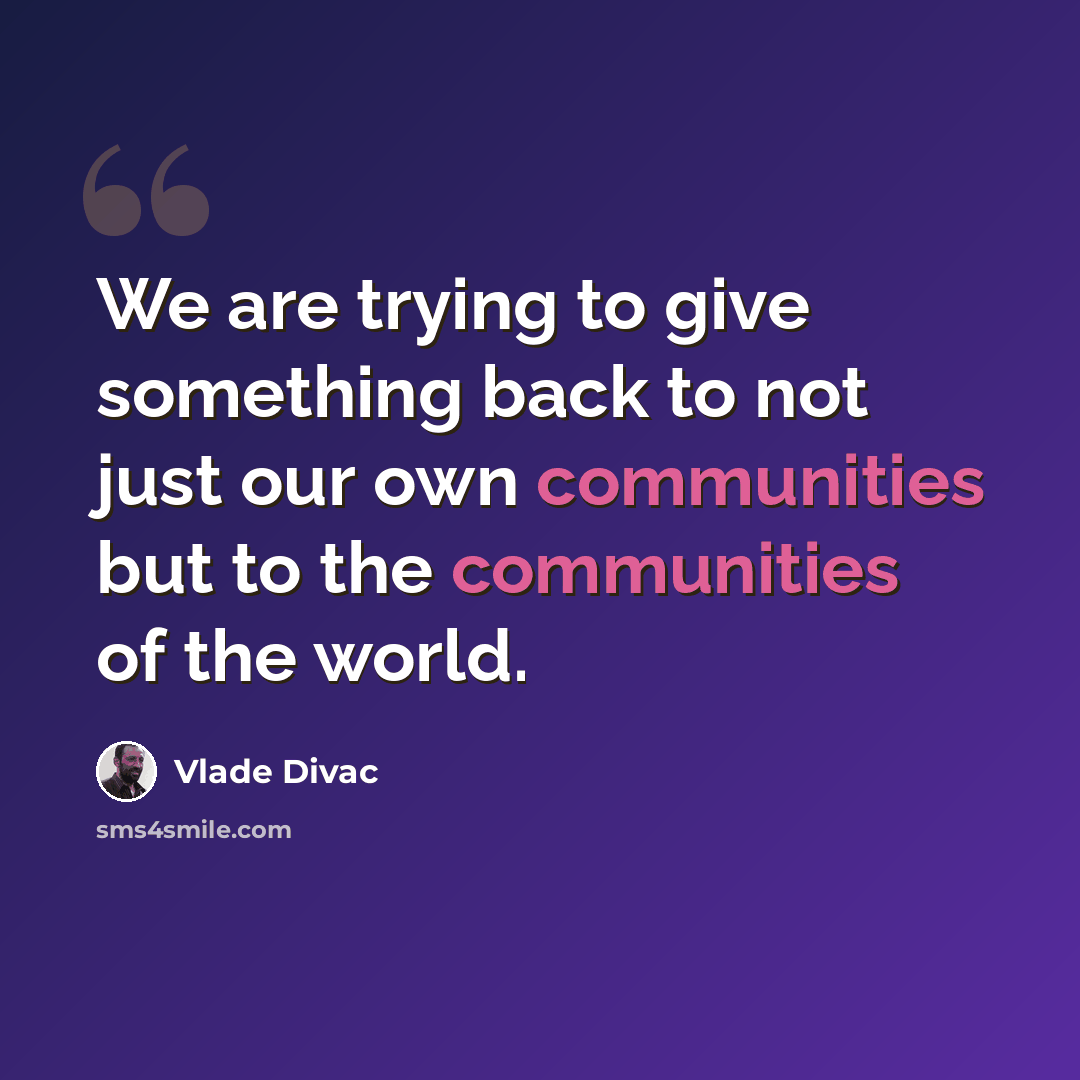 “We are trying to give something back to not just our own communities but to the communities of the world.” quote by Vlade Divac