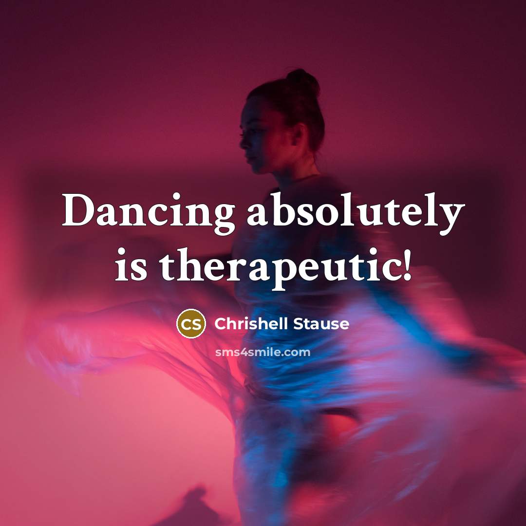 “Dancing absolutely is therapeutic!” quote by Chrishell Stause