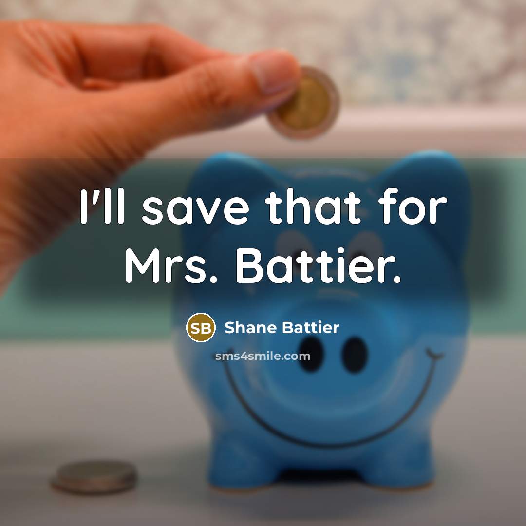 “I'll save that for Mrs. Battier.” quote by Shane Battier