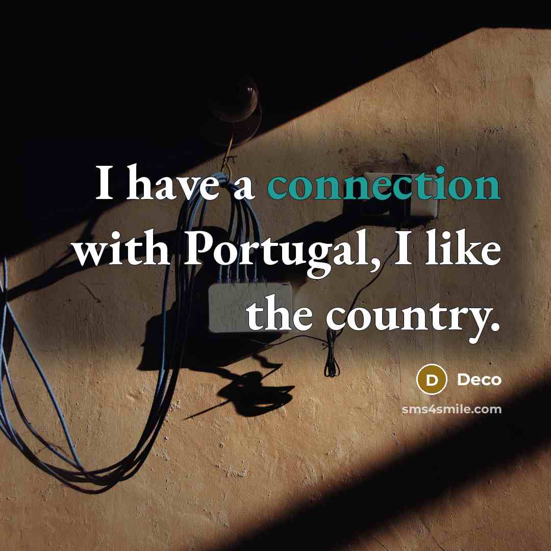 “I have a connection with Portugal, I like the country.” quote by Deco