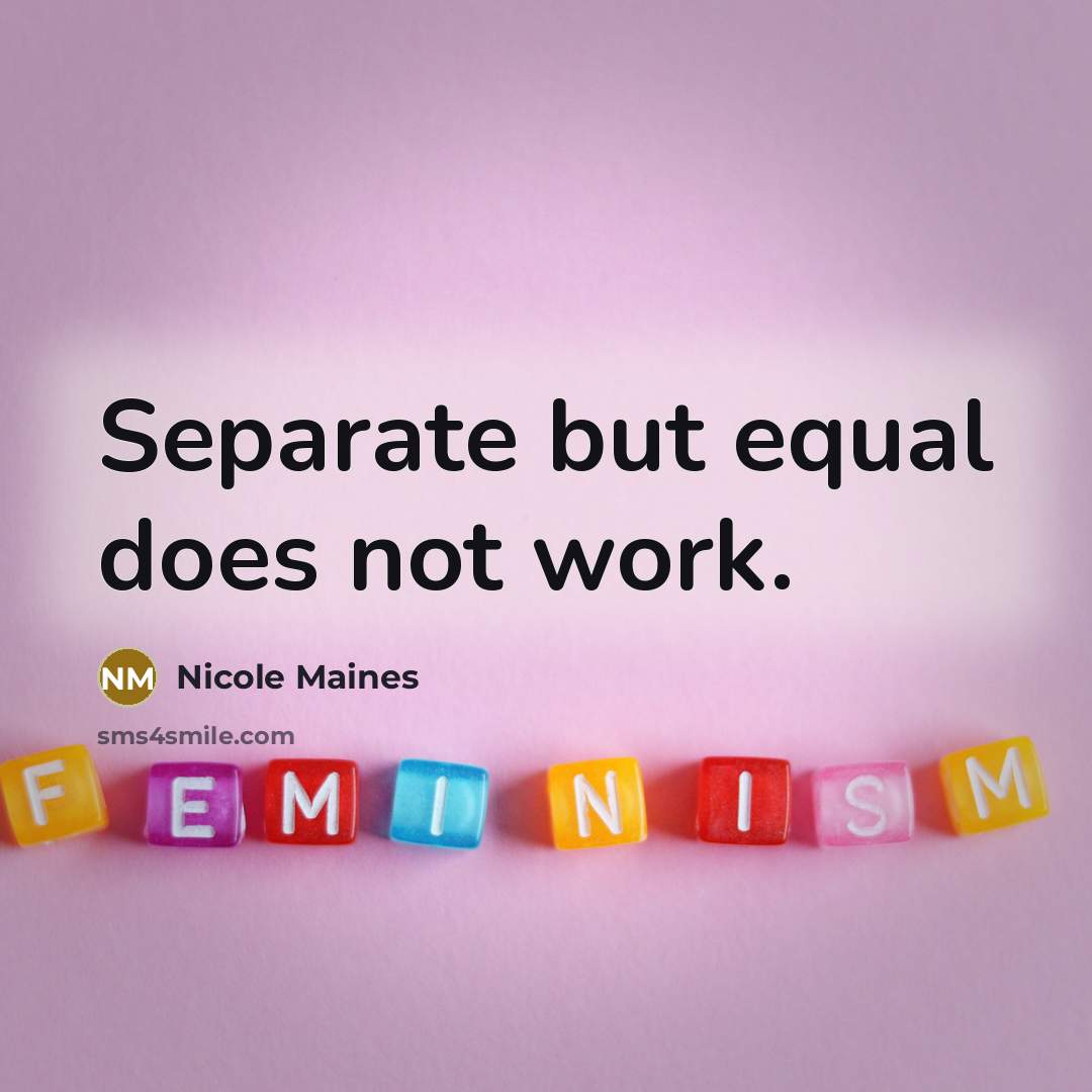 “Separate but equal does not work.” quote by Nicole Maines
