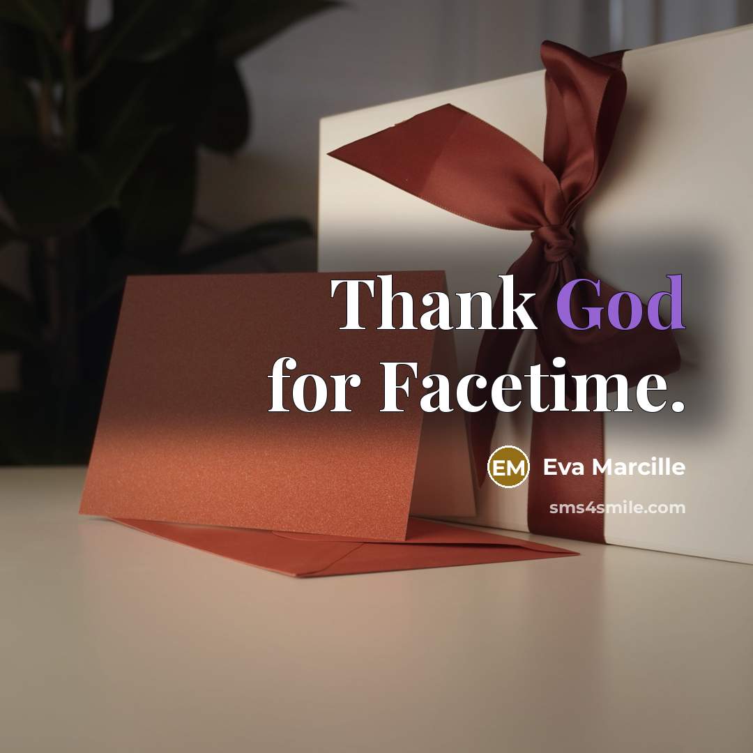 “Thank God for Facetime.” quote by Eva Marcille