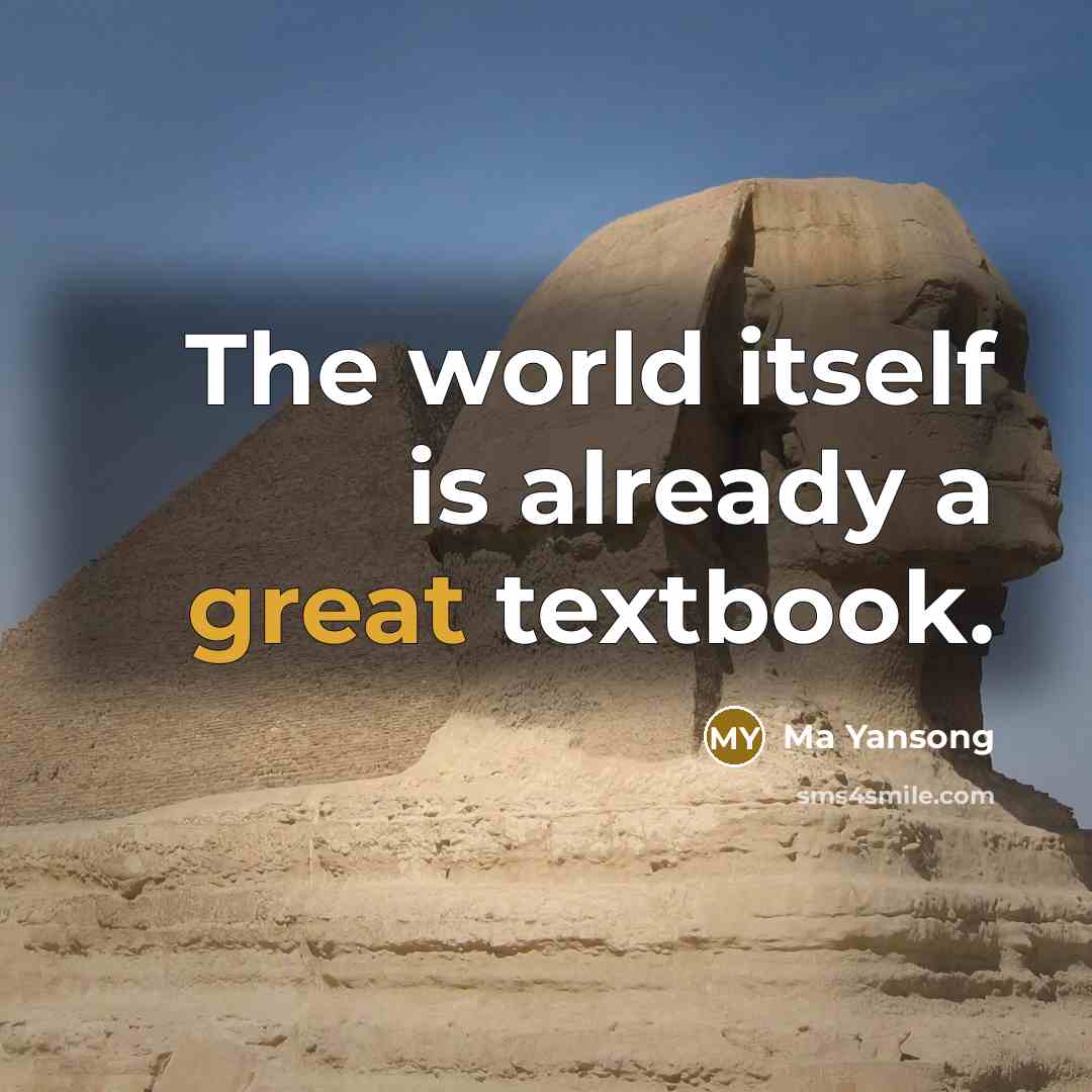 “The world itself is already a great textbook.” quote by Ma Yansong