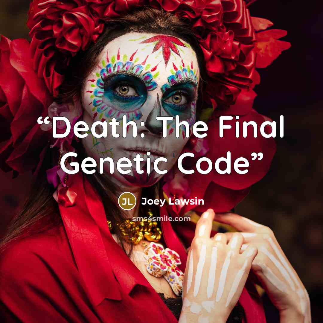 “Death: The Final Genetic Code” quote by Joey Lawsin