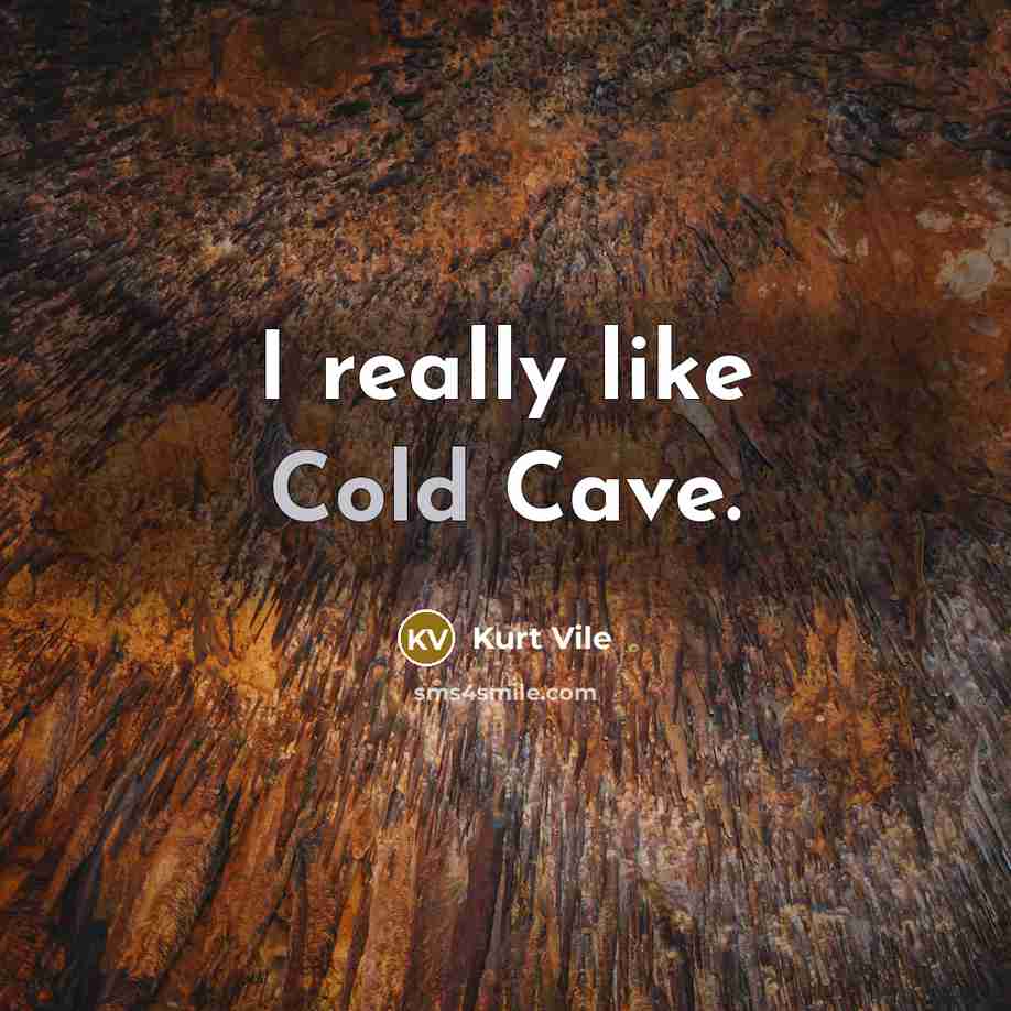 “I really like Cold Cave.” quote by Kurt Vile