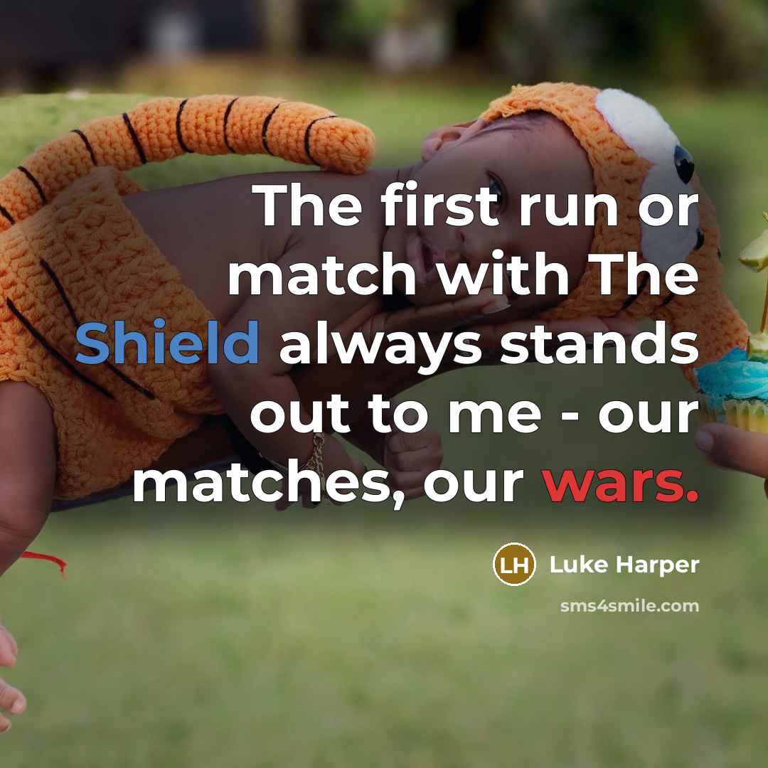 “The first run or match with The Shield always stands out to me - our matches, our wars.” quote by Luke Harper