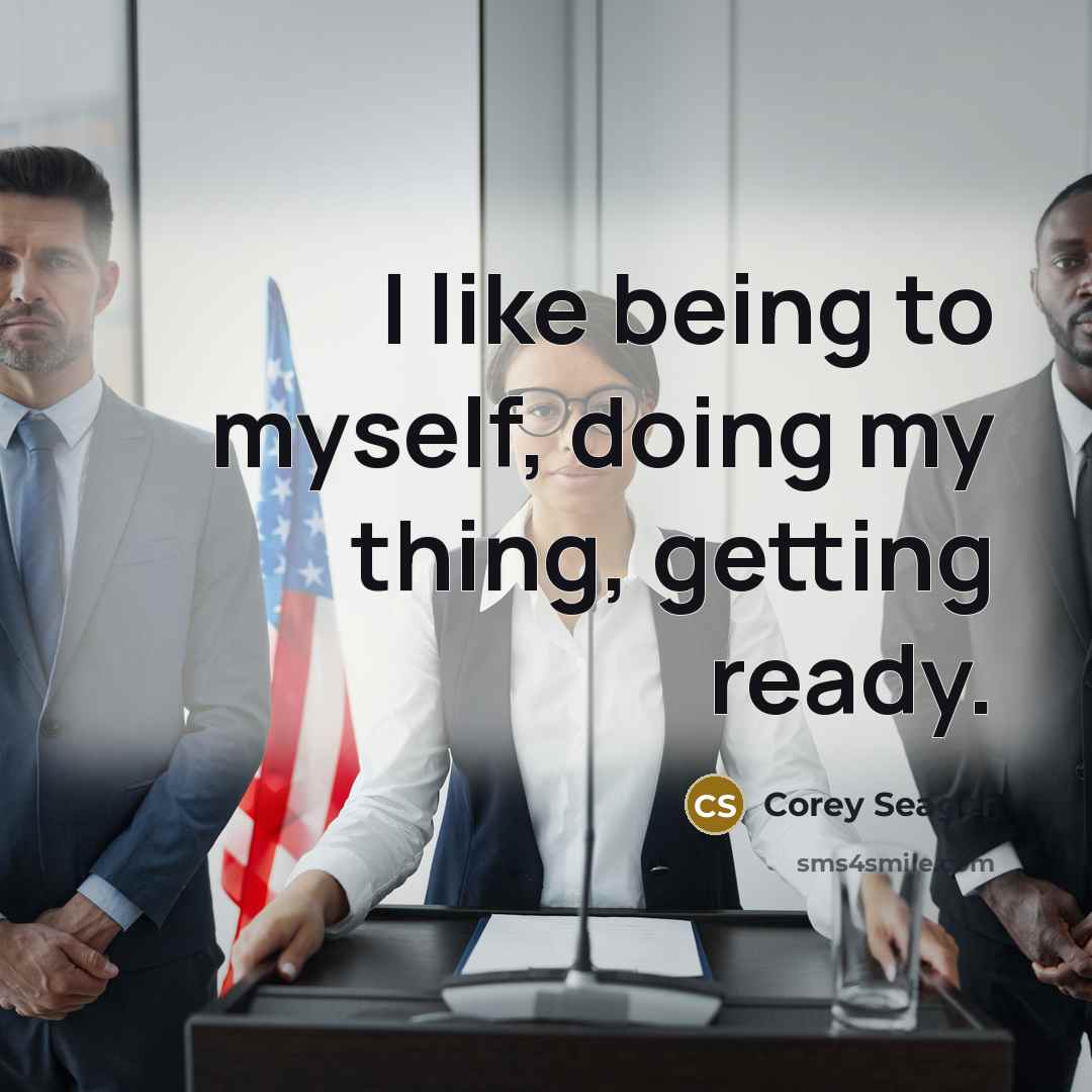 “I like being to myself, doing my thing, getting ready.” quote by Corey Seager