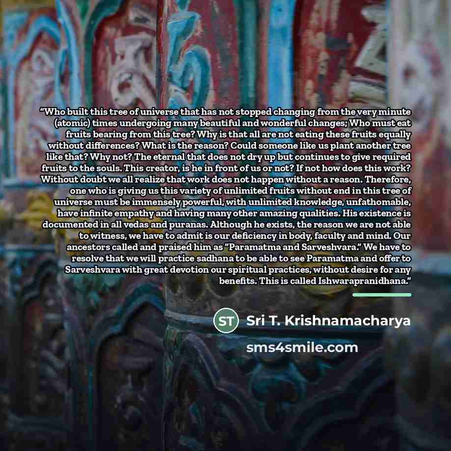 “Who built this tree of universe that has not stopped changing from the very minute (atomic) times undergoing many beautiful and wonderful changes; Who must eat fruits bearing from this tree? Why is that all are not eating these fruits equally without differences? What is the reason? Could someone…” quote by Anonymous