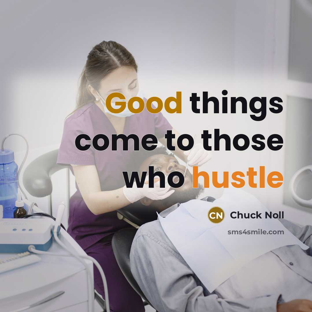 “Good things come to those who hustle” quote by Chuck Noll