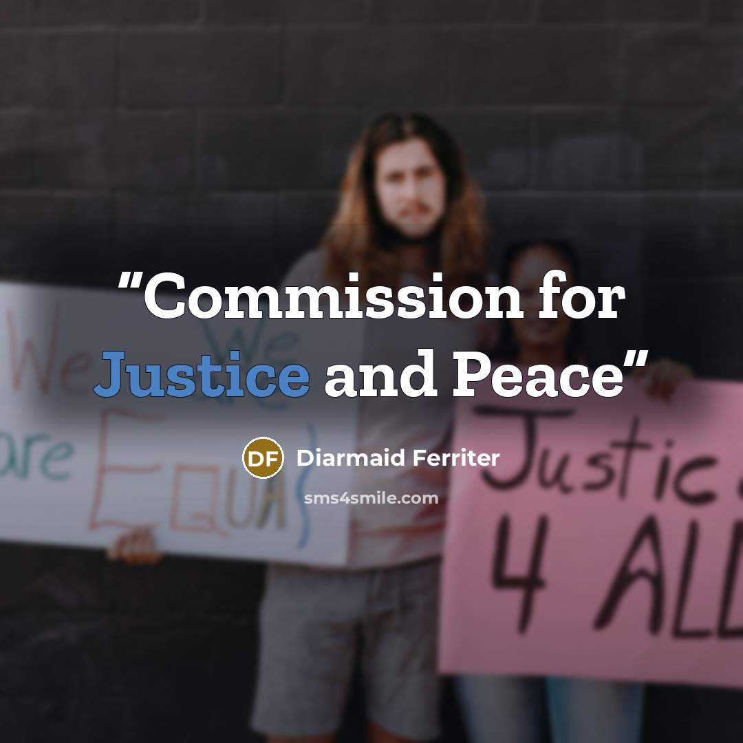 “Commission for Justice and Peace” quote by Diarmaid Ferriter
