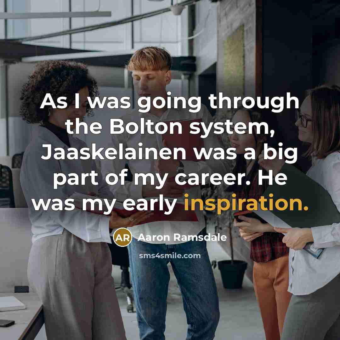 “As I was going through the Bolton system, Jaaskelainen was a big part of my career. He was my early inspiration.” quote by Aaron Ramsdale