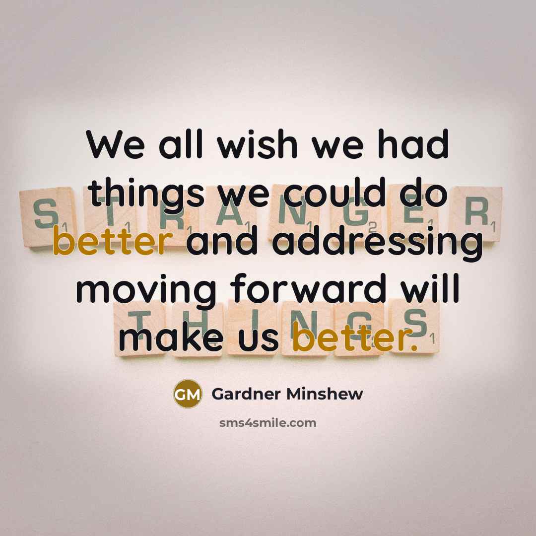 “We all wish we had things we could do better and addressing moving forward will make us better.” quote by Gardner Minshew
