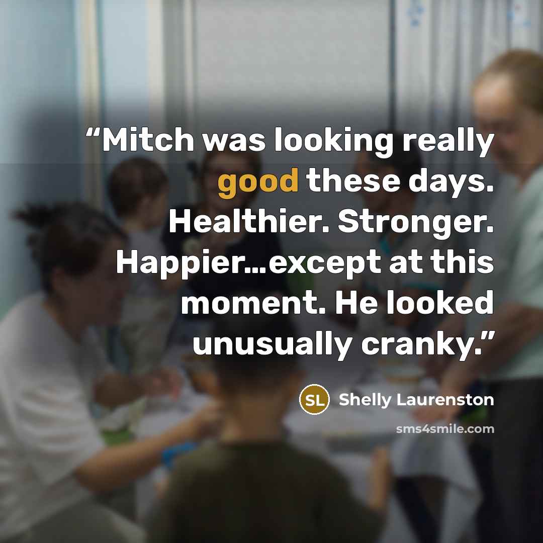 “Mitch was looking really good these days. Healthier. Stronger. Happier…except at this moment. He looked unusually cranky.” quote by Shelly Laurenston