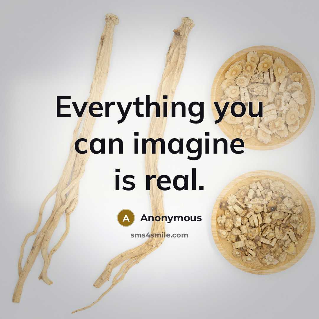 “Everything you can imagine is real.” quote by Anonymous