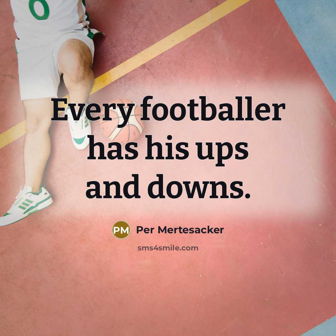 “Every footballer has his ups and downs.” quote by Per Mertesacker