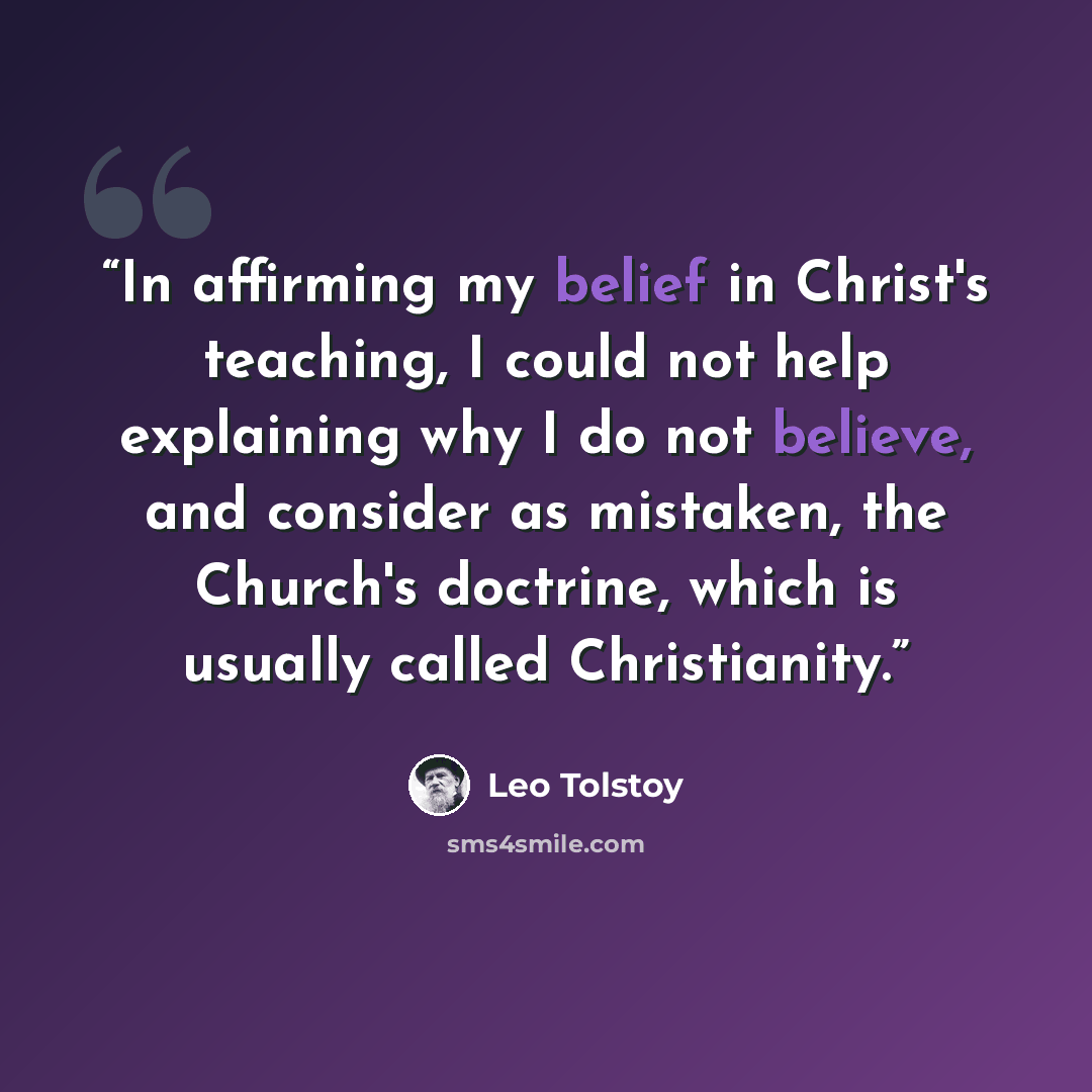 “In affirming my belief in Christ's teaching, I could not help explaining why I do not believe, and consider as mistaken, the Church's doctrine, which is usually called Christianity.” quote by Leo Tolstoy