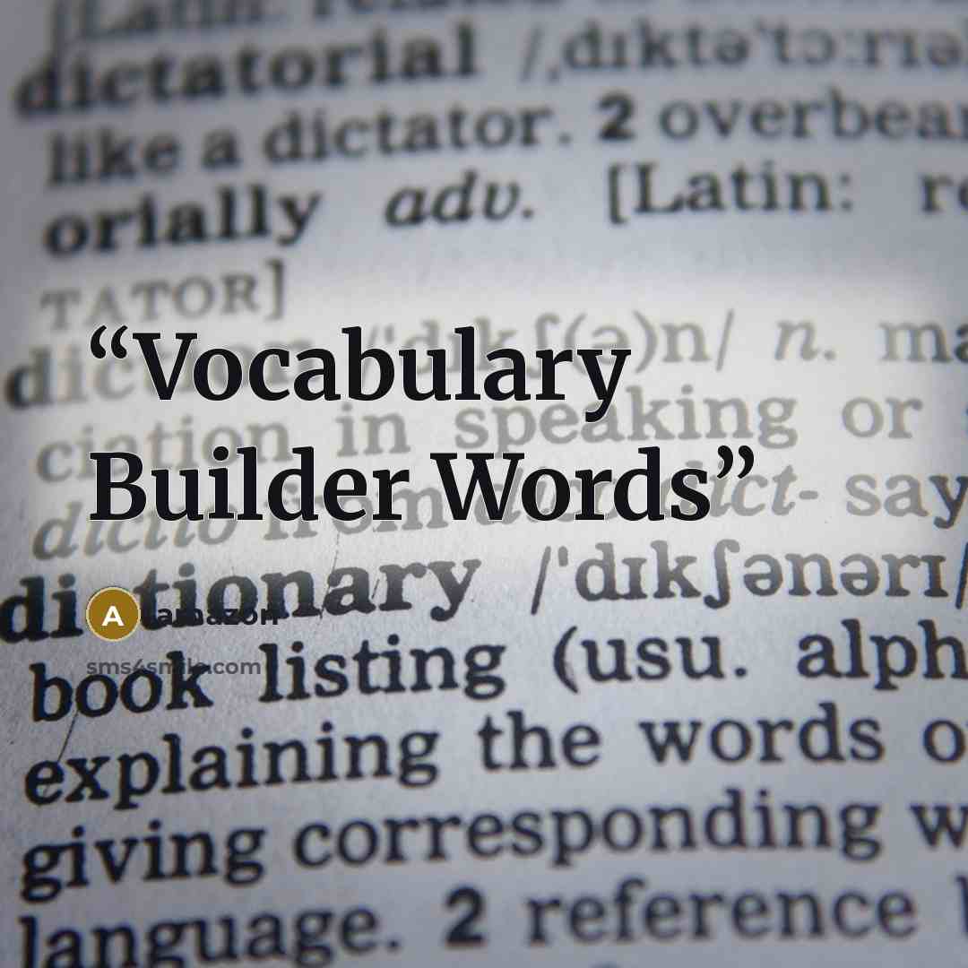 “Vocabulary Builder Words” quote by Amazon