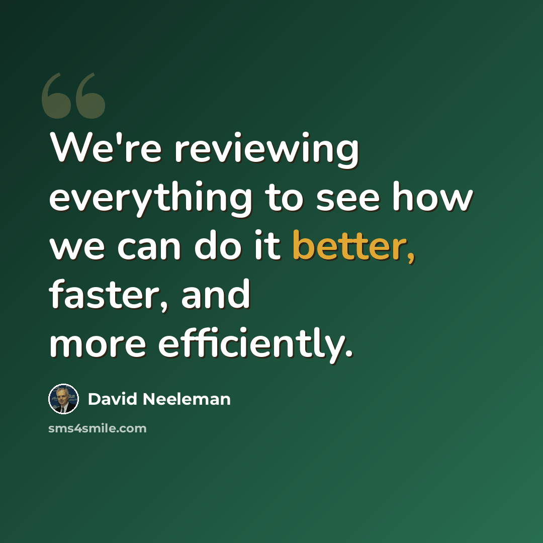 “We're reviewing everything to see how we can do it better, faster, and more efficiently.” quote by David Neeleman