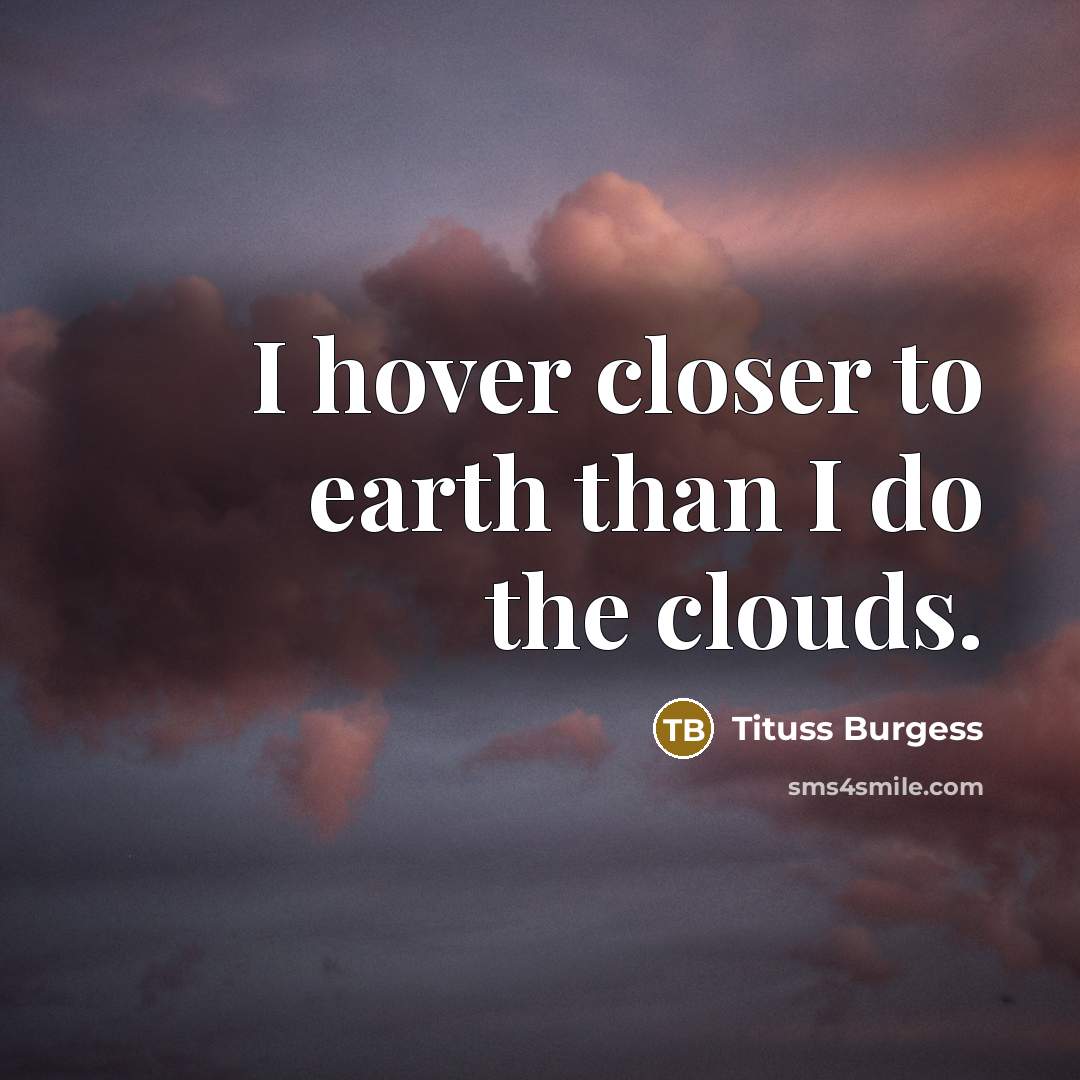 “I hover closer to earth than I do the clouds.” quote by Tituss Burgess