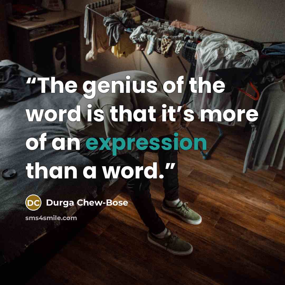 “The genius of the word is that it’s more of an expression than a word.” quote by Durga Chew-Bose